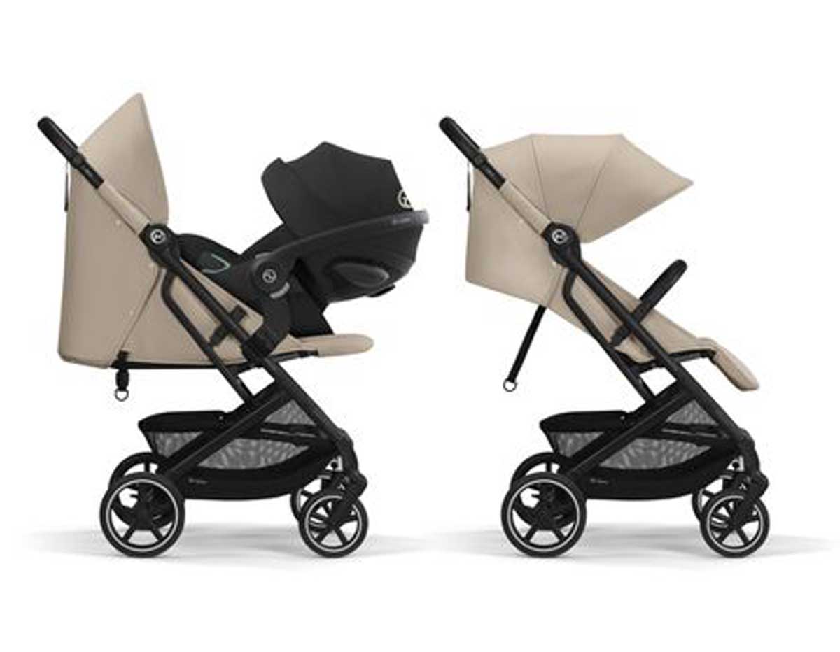 Kišobran kolica Cybex Beezy fog grey, light grey potovalni sistem